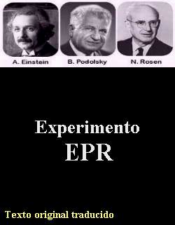 Experimento EPR Experimento EPR